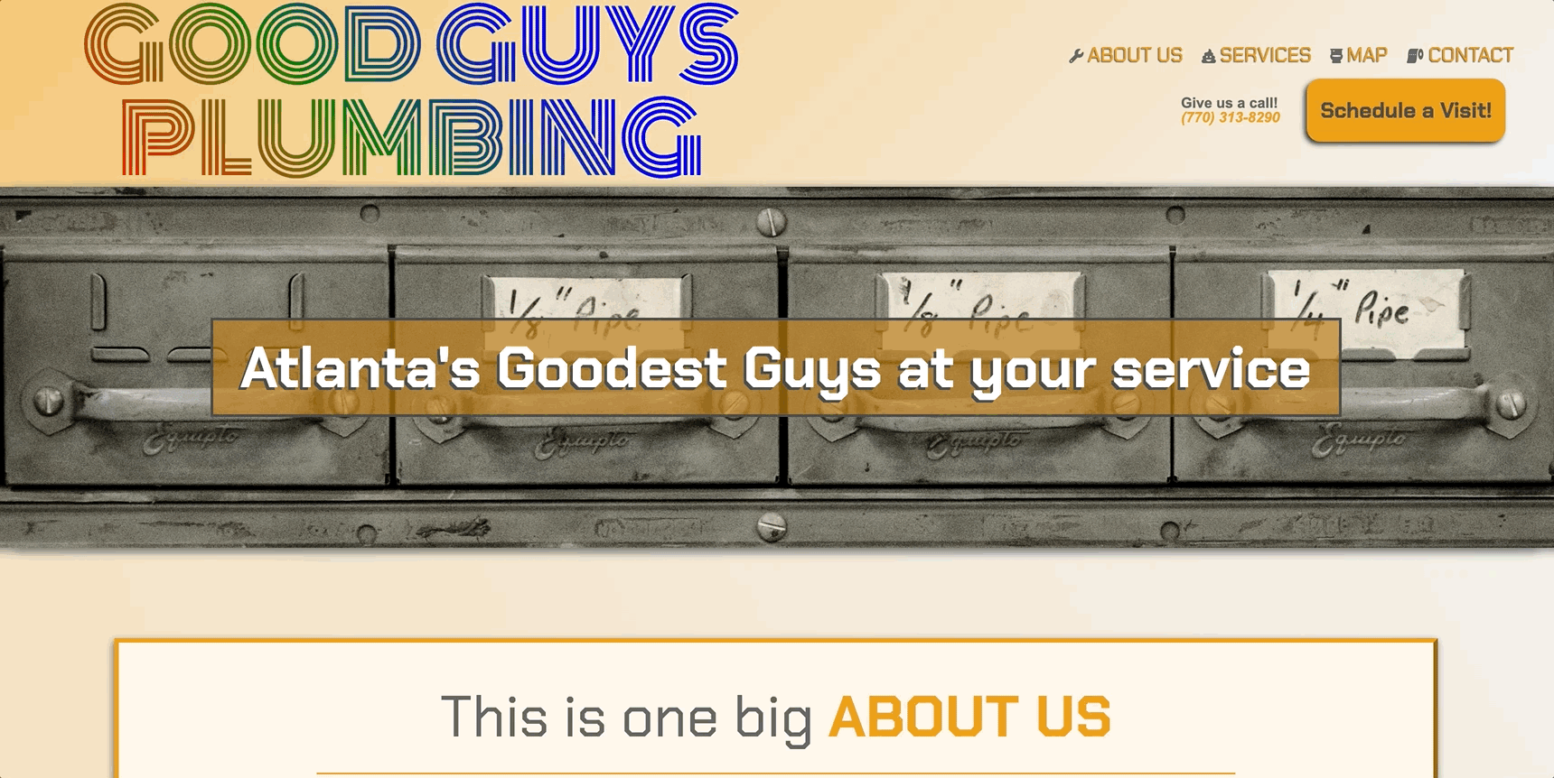 Good Guys Plumbing Landing Page